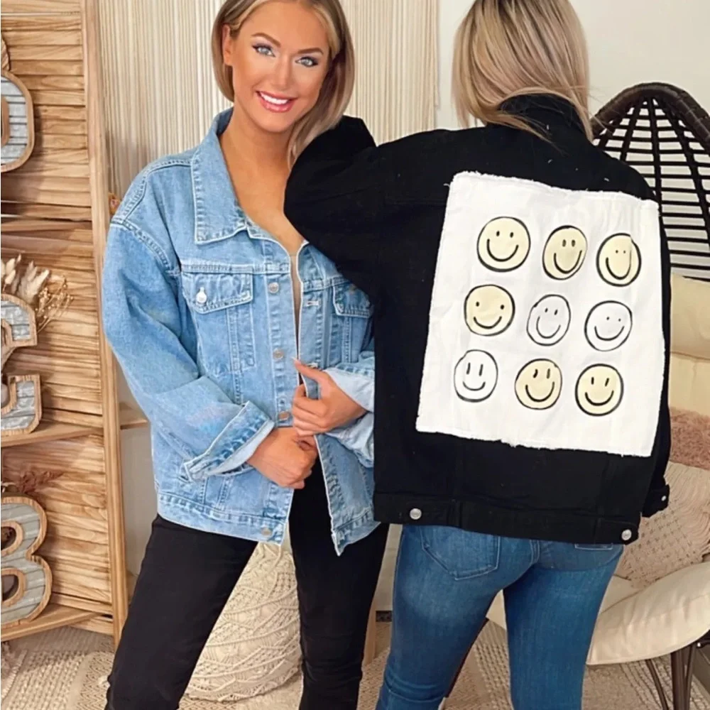 Fantastic Fawn Black Jean Jacket - Picture 10 of 10